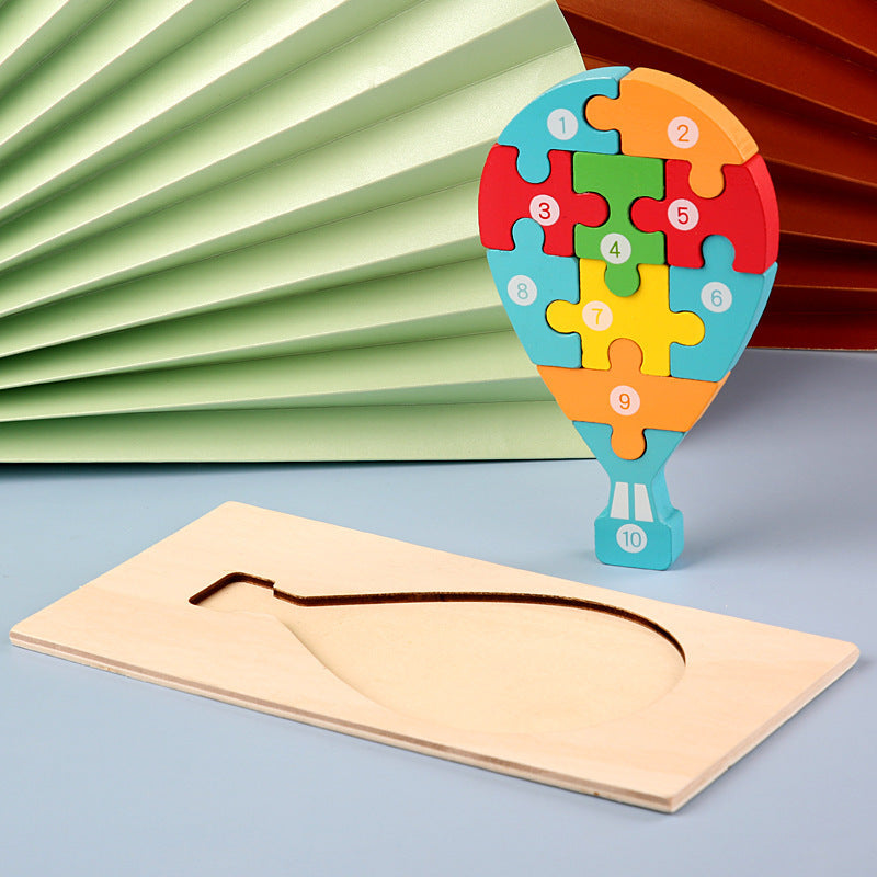 Educational 3D Wooden Puzzle for Children