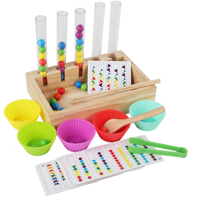 Rainbow Beads Clip Music