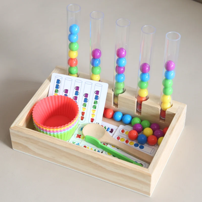 Rainbow Beads Clip Music