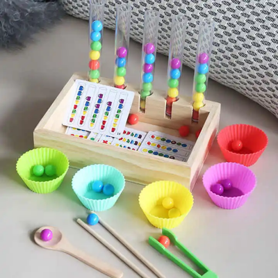 Rainbow Beads Clip Music