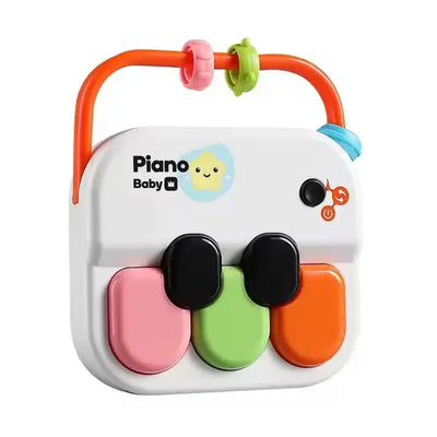 Fidtoy 3-in-1 Educational Music Enlightenment Rattle Series, Baby Musical Rattle Set with Lights, Piano Drum Tambourine Sensory Toy for 12+ Months