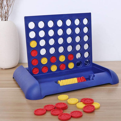 Jeu d'échecs Fidtoy Connect 4 - Jeu de société amusant pour enfants et familles