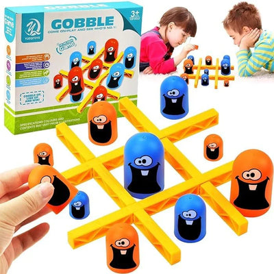 Fidtoy Gobble Family Battle Game – Jeu de stratégie amusant pour enfants et adultes