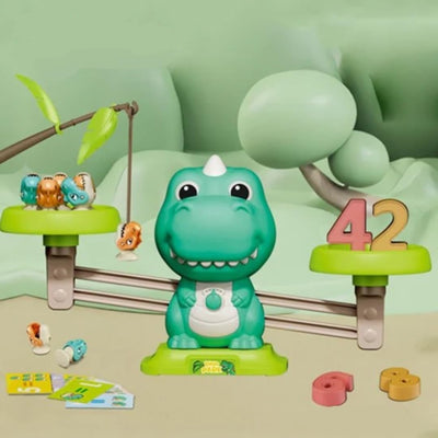 Kit de aprendizaje de matemáticas mentales de equilibrio y captura de dinosaurios - 29B