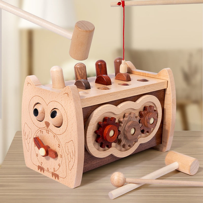 Boîte d'activités Montessori Chouette Intelligente