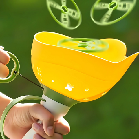 Launch & Spin Disc Blaster with Silly Frog Face