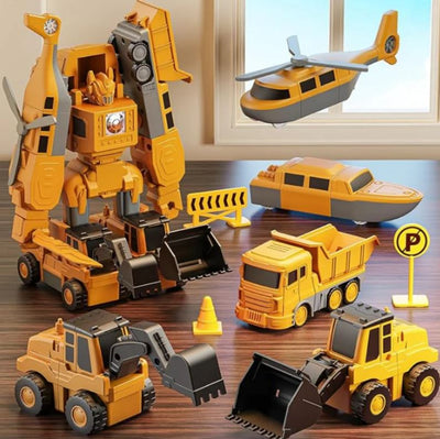 Juego de juguetes transformables modulares