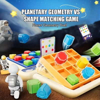 Défi Multijoueur du Jeu d'Association de Formes Géométriques Planétaires - 31A