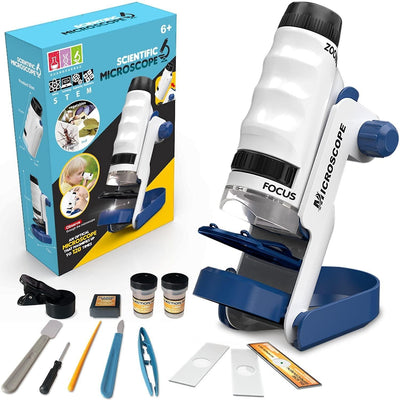 Microscope scientifique portable STEM Kit d'expérimentation avec zoom 120x - 220