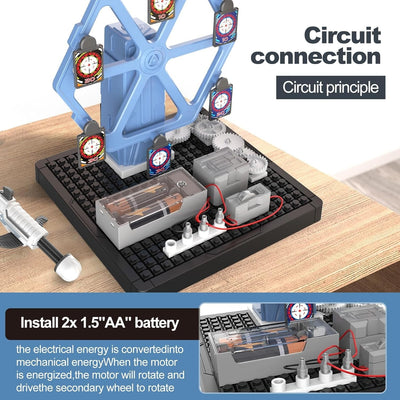 Kit de circuit électronique rotatif arc et flèche - 103 (STEAM Machinery)