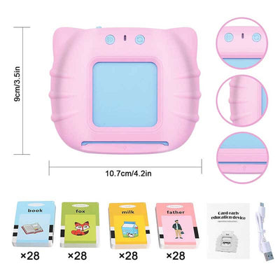 Fidtoy Interactive Speak & Learn Flashcards Toy for Toddlers
