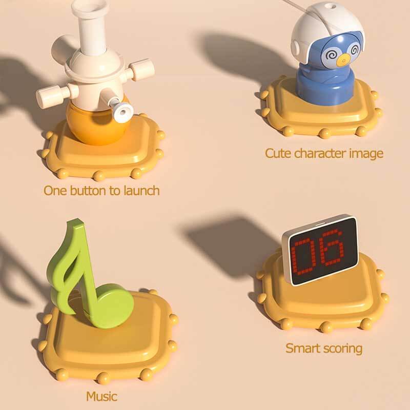 Jeu de tir de billes et de ping-pong Fidtoy – Jouet interactif pour l'apprentissage en intérieur des enfants
