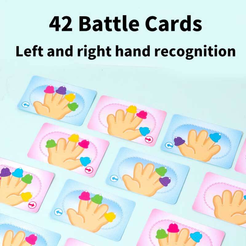 Fidtoy Thumbhat Game for Kids 3+ – Interactive Finger Cap Color Matching Game for Hand-Eye Coordination