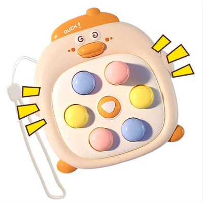 Fidtoy Mini jeu de tape-taupe portable – Jouet interactif pour tout-petits, enfants et adultes
