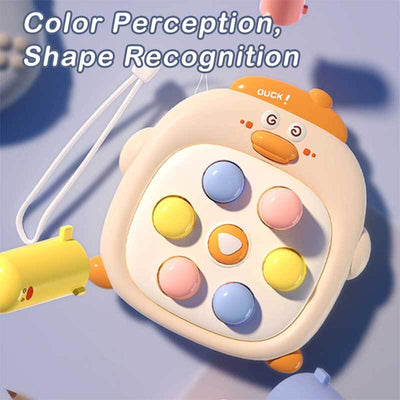 Fidtoy Mini jeu de tape-taupe portable – Jouet interactif pour tout-petits, enfants et adultes