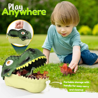 Fidtoy Dinosaur Toy Playset 45 Piece Dino World Figures Set