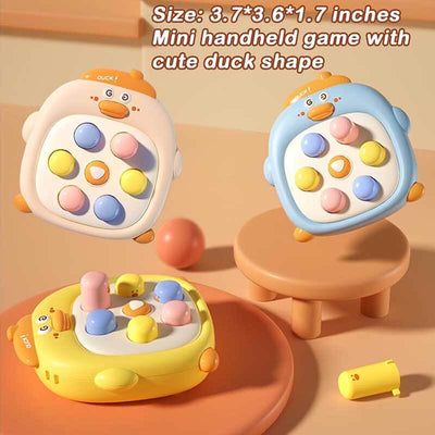 Fidtoy Mini jeu de tape-taupe portable – Jouet interactif pour tout-petits, enfants et adultes