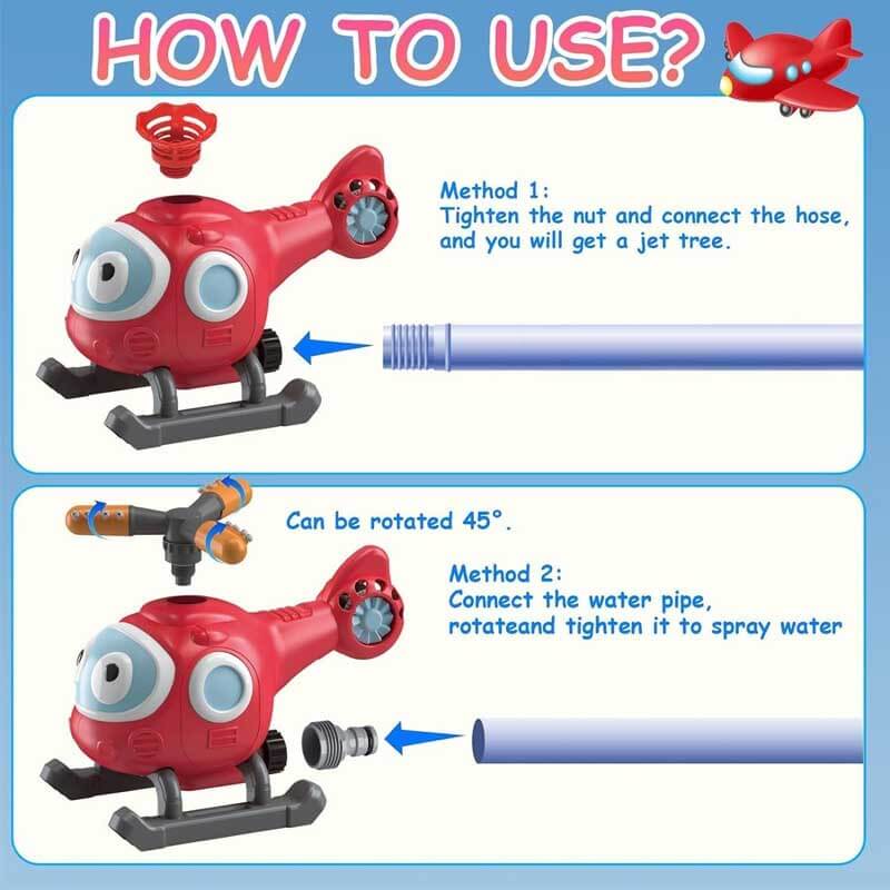 Fidtoy Water Sprinkler Baseball Toy Outdoor Summer Game for Kids
