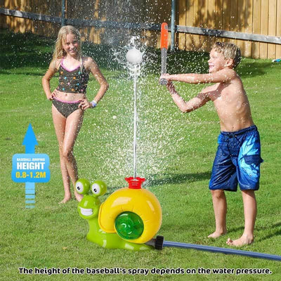 Fidtoy Water Sprinkler Baseball Toy Outdoor Summer Game for Kids