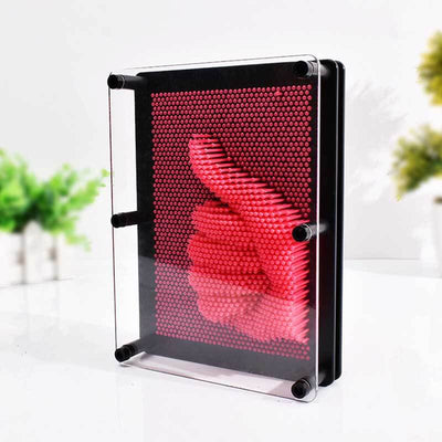 Fidtoy Jouet 3D Pin Art Tableau d'empreinte sensorielle arc-en-ciel pour enfants | Créativité et motricité fine