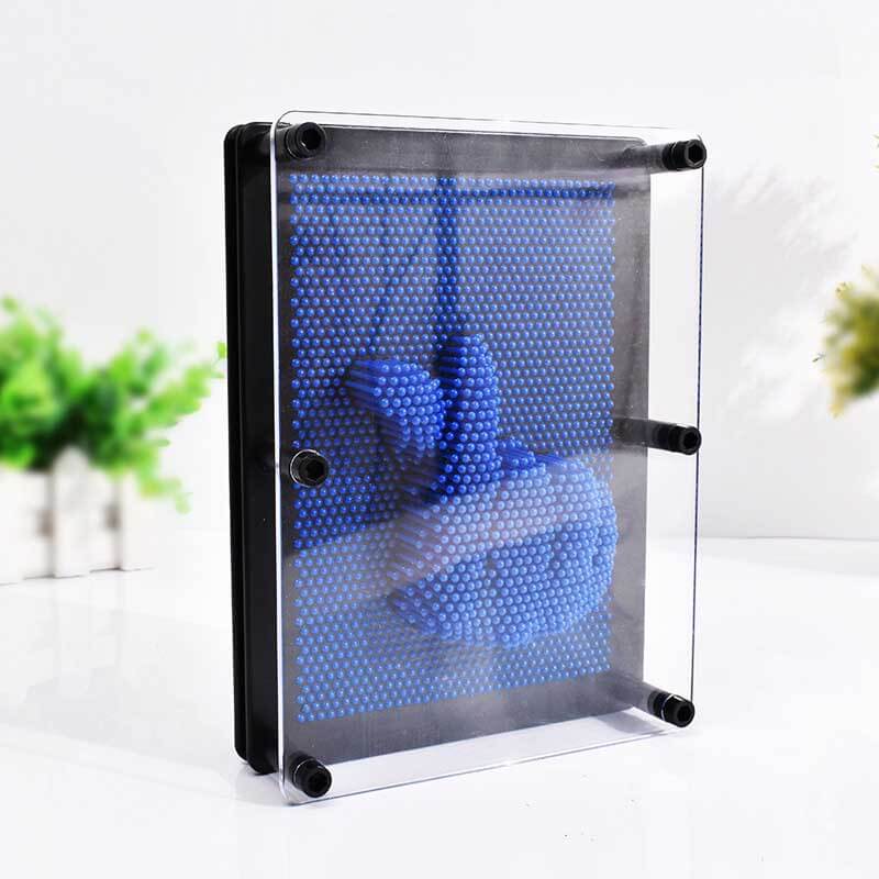 Fidtoy Jouet 3D Pin Art Tableau d'empreinte sensorielle arc-en-ciel pour enfants | Créativité et motricité fine