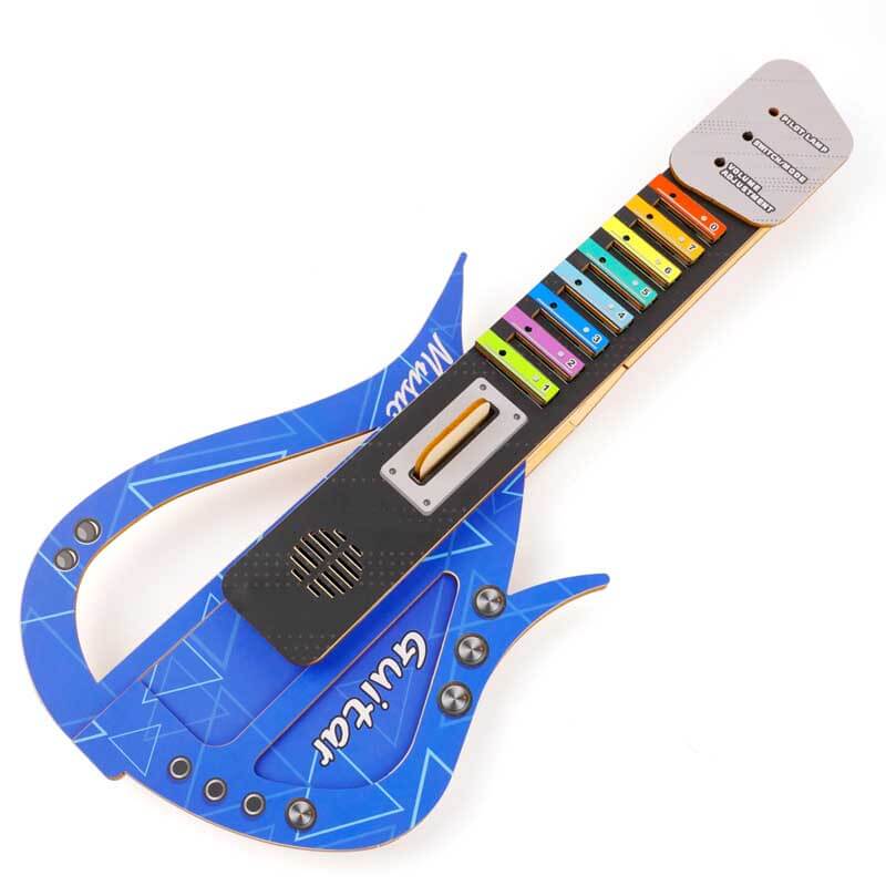 Fidtoy DIY Wooden Guitar for Kids 5+ – Build Your Own Musical Instrument Kit for Piano, Guitar & Bass