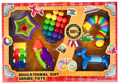 Kit d'activités sensorielles Fidtoy avec 6 activités éducatives