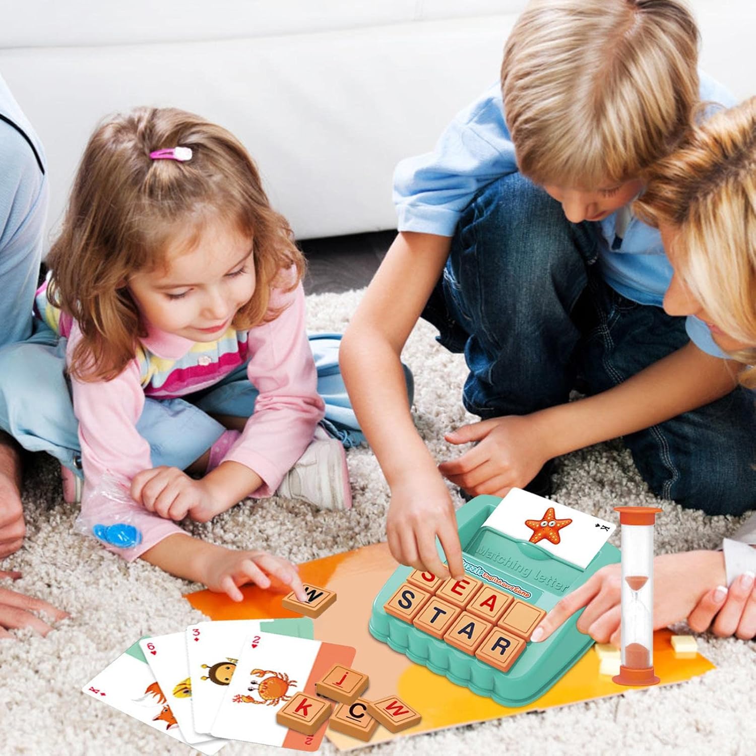 Fun Matching Alphabet Spelling Card Game - 73C