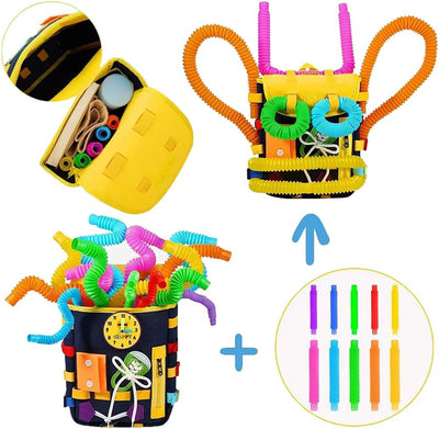 Kit d'apprentissage pour tout-petit avec sac à dos tubes Pop - 926