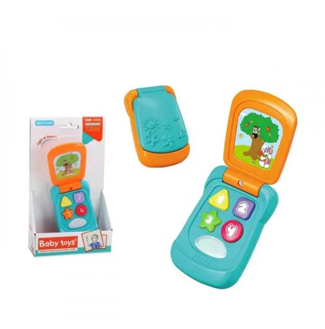 Fidtoy Light and Sound Baby Telephone Toy for Babies 6 Months Plus Communication Learning Play