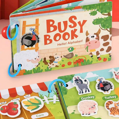 Livre d'activités Montessori à faire soi-même pour tout-petits Alphabet - 610