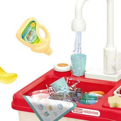 Lave-Vaisselle Évier de Cuisine Jeu d'Imitation 23 pièces - 768