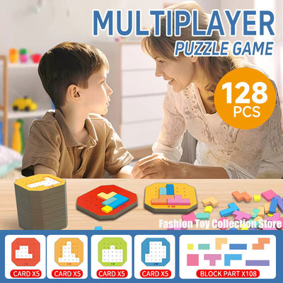 Juego de bloques de espuma desafiante Tangram 3D multijugador - 999