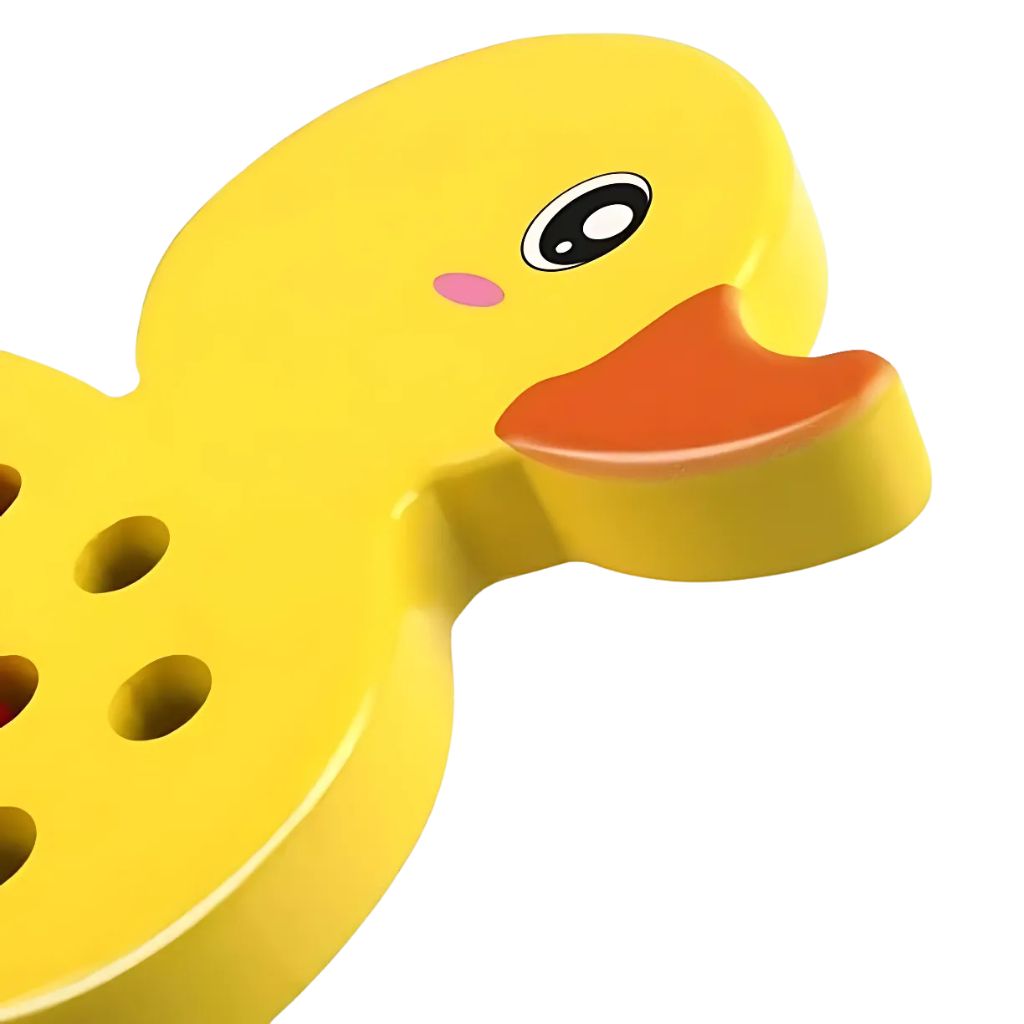 Wooden Duck and Elephant Lacing Set