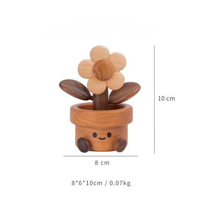 Jellycat-Inspired Blossom Smile Wooden Aroma Diffuser & Car Décor