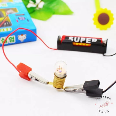 Jeu de circuit ventilateur et lumière à monter soi-même - Expérience scientifique logique pour enfants - 185