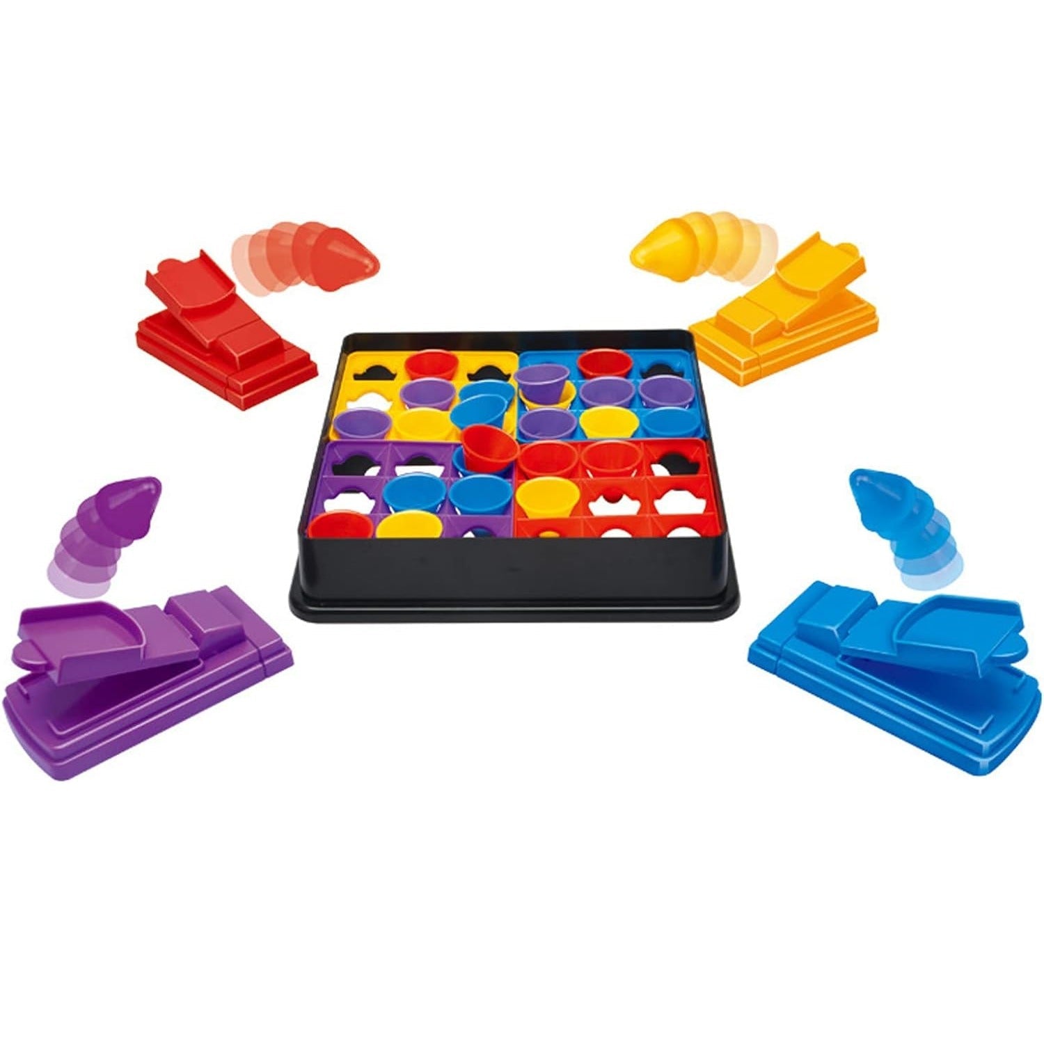 Fidtoy Bouncy Hat Hand Brain Coordination Family Game for Kids – Interactive Tabletop Launcher Game for Hand Eye Coordination, Party Fun & Family Game Night