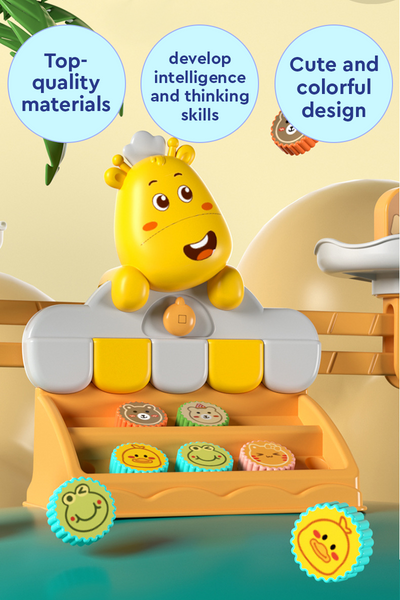 Giraffe Learning Balancing Scale