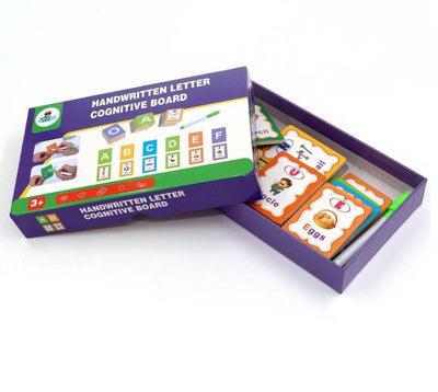 Pizarra de rompecabezas cognitivo de letras para escribir y borrar - 359