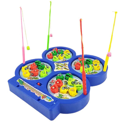 Jeu de pêche rotatif magnétique 4 joueurs - 390