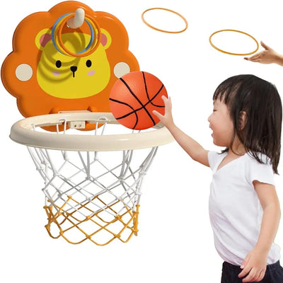 Juego de baloncesto divertido León para niños - 024
