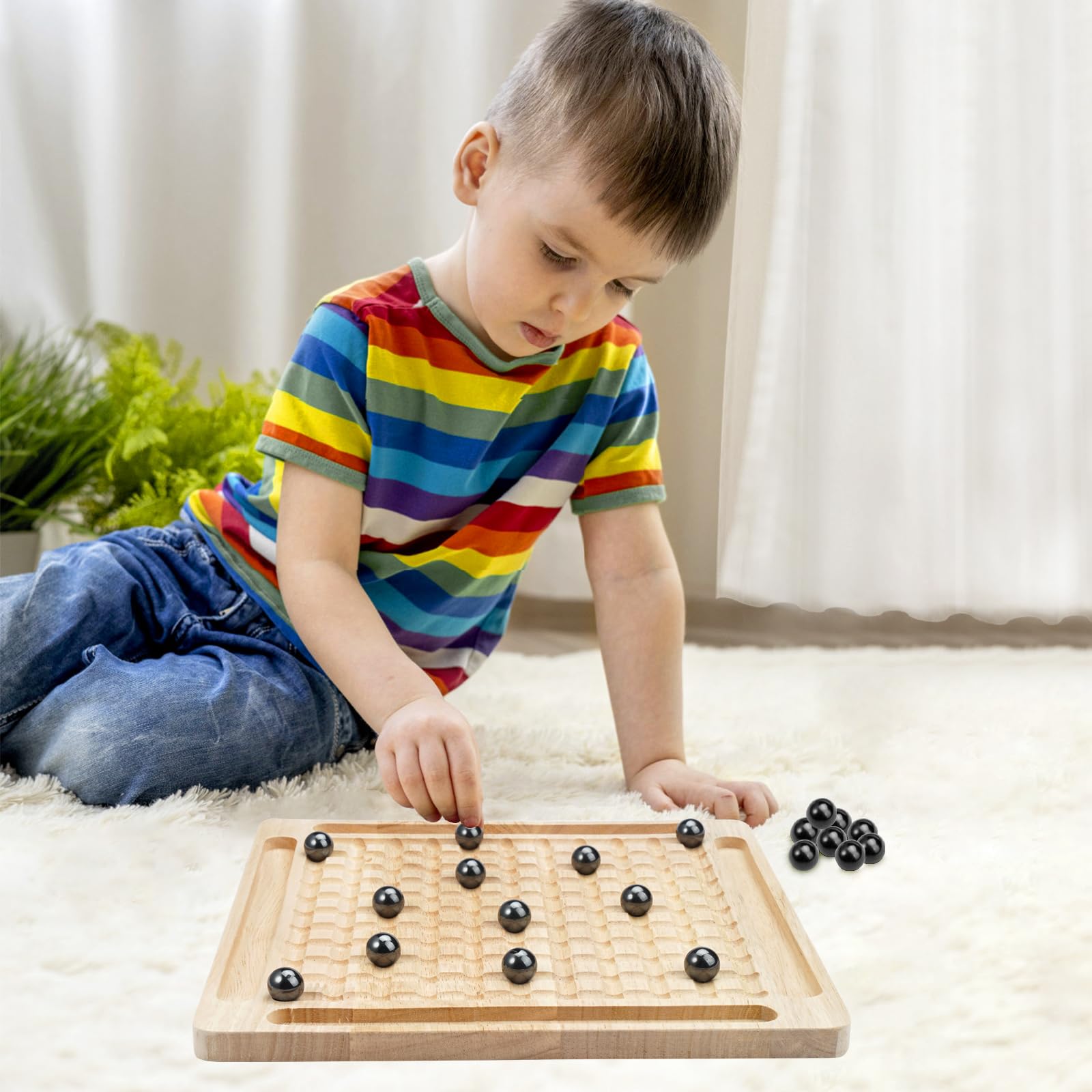 Magnetic Tabletop Game for Kids & Adults – Fun Family Puzzle Toy with Magnetic Rocks & Strategy Play