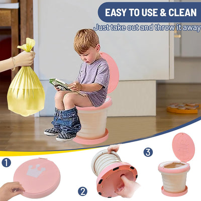 Pot d'apprentissage portable et pliable