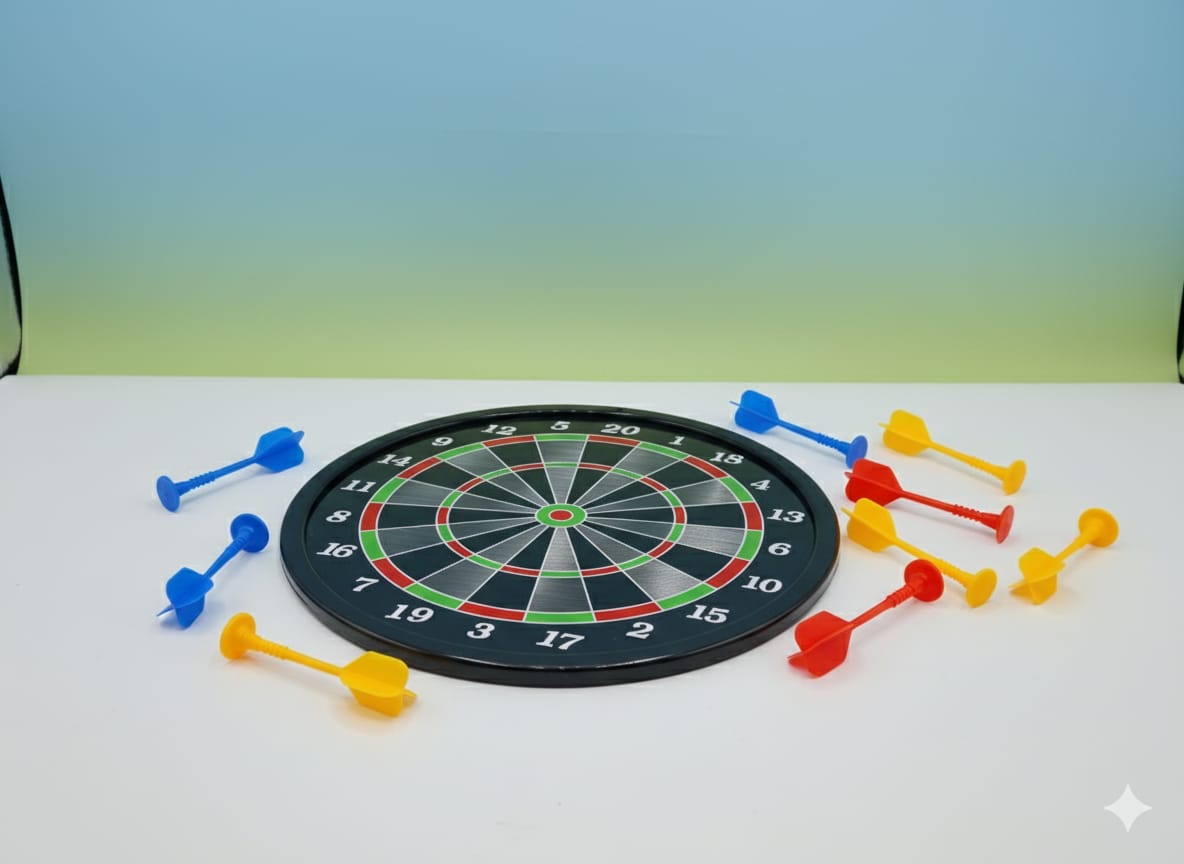 Fidtoy Magnetic Darts Shoot Board Game for Kids Foam Dart Target Practice Toy Age 5+