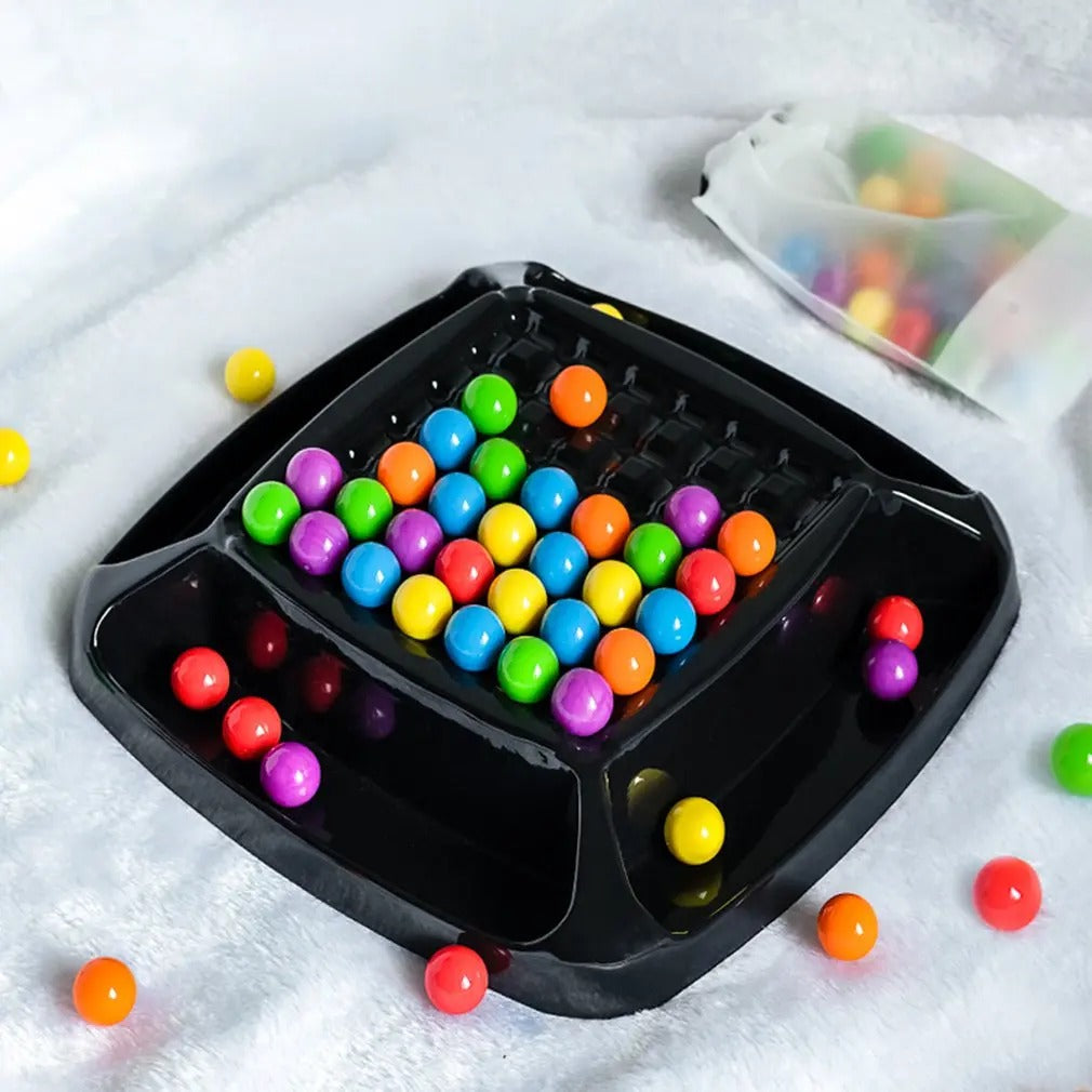 Fidtoy Colorful Ball Candy Crush Challenge Family Game for Kids Color Matching Puzzle Board Game