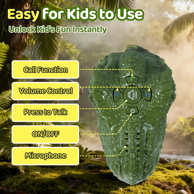 Walkie Talkies de Muñeca DinoTalk™ - Juego de Aventura Dino Manos Libres (Paquete de 2)