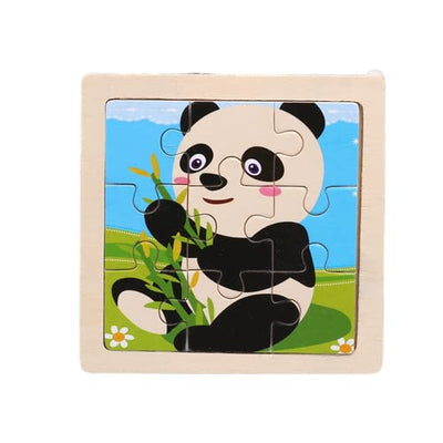 Set de 10 Puzles de Madera para Niños