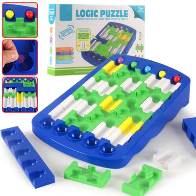 Magnetic Logic Maze Puzzle Game for Kids – Educational Brain Teaser Toy for Problem Solving & Fun Learning
