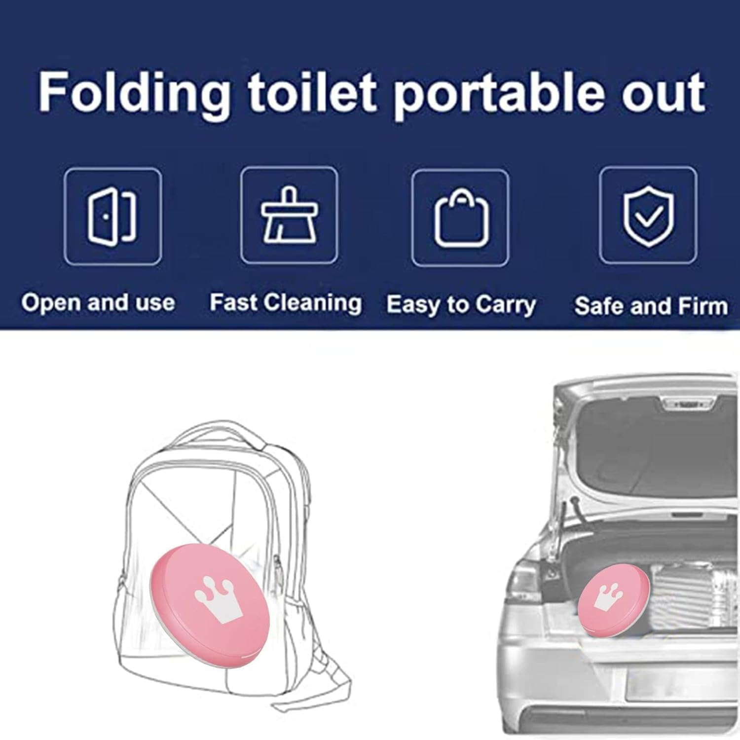 Pot d'apprentissage portable et pliable