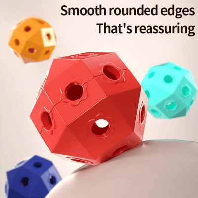 Connect Beads™ - Perles flexibles en PVC - Blocs de construction géométriques 3D